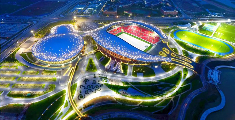 2018广东省运会，2024欧洲杯买球舞台灯光闪亮登场