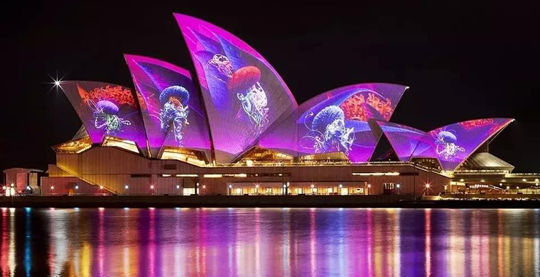 壮丽的灯光，多样的音乐，绝妙的创意， ?悉尼灯光音乐节惊艳亮相